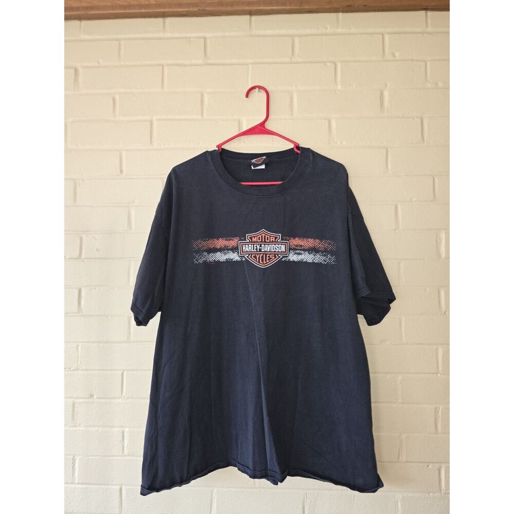 2013 Harley Davidson Black T-Shirt Richmond Indiana Motorcycle Men's Size XL